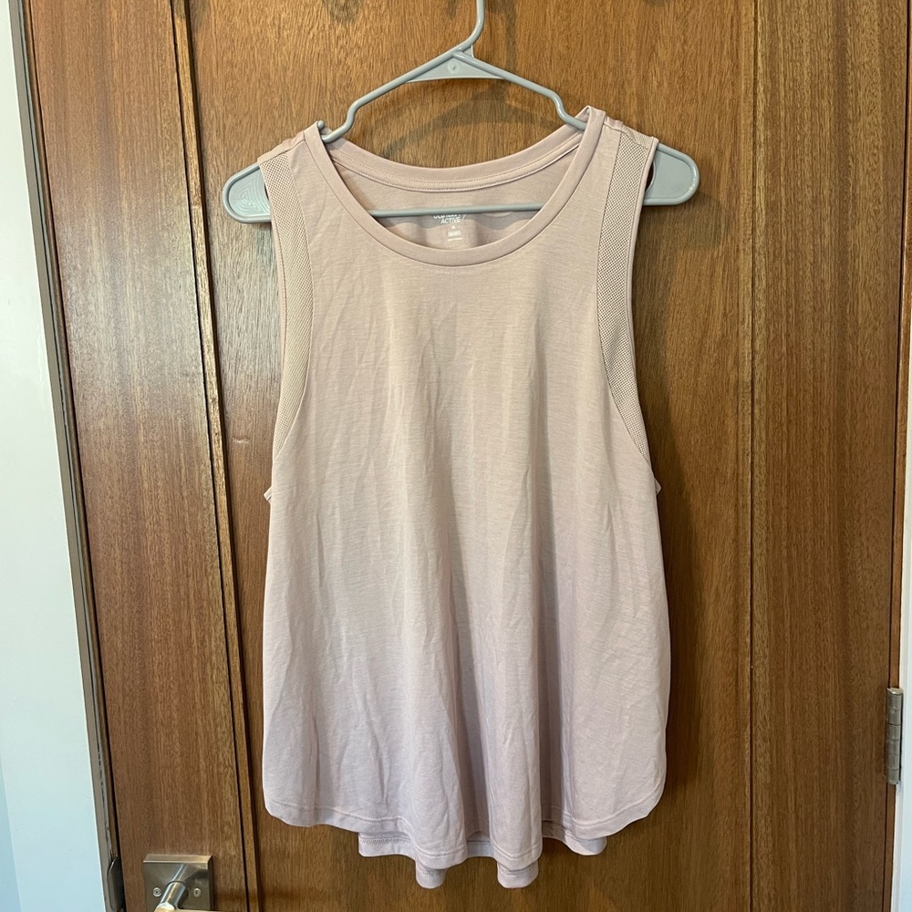 Old Navy Pink Go-Dry Tank Top Workout Exercise Gym Top Size XL